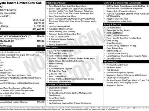 Used 2023 Toyota Tundra Limited AWD/4WD image 4