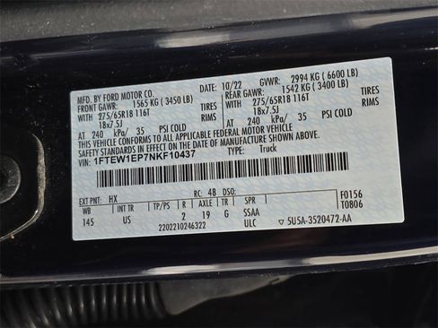 Used 2022 Ford F150 XLT w/ Equipment Group 302A High image 35