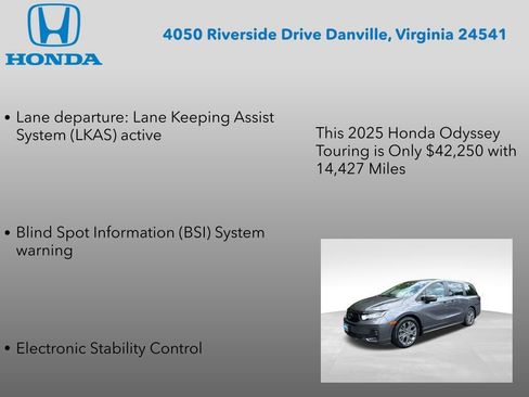Used 2025 Honda Odyssey Touring image 12