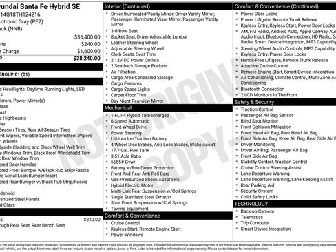 New 2026 Hyundai Santa Fe SE FWD image 20