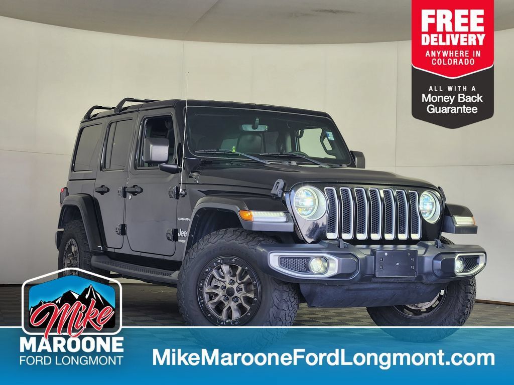 Used 2019 Jeep Wrangler Unlimited Sahara w/ Dual Top Group AWD/4WD image 1