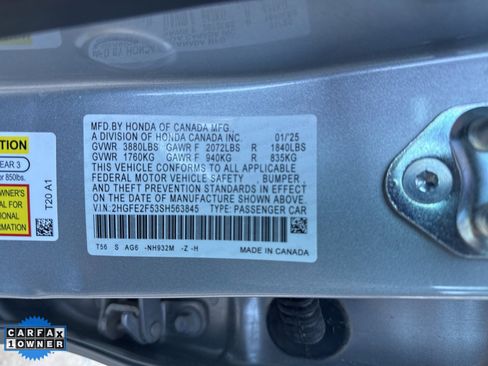 Used 2025 Honda Civic Sport image 11