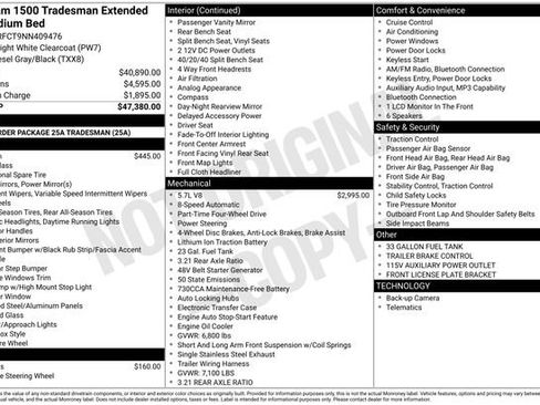Used 2022 RAM 1500 Tradesman AWD/4WD image 7