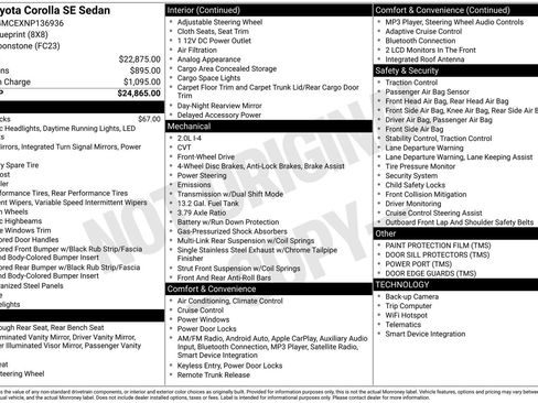 Used 2022 Toyota Corolla SE image 25