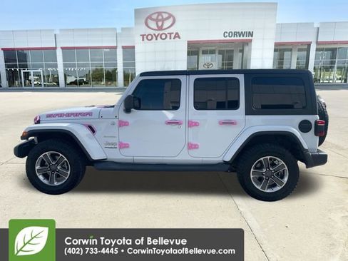 Used 2018 Jeep Wrangler Unlimited Sahara w/ LED Lighting Group image 2