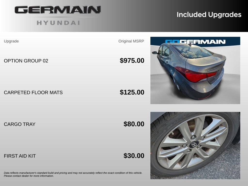 Used 2014 Hyundai Elantra SE w/ Option Group 02 FWD image 15