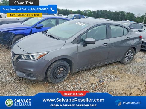 Used 2020 Nissan Versa SV FWD image 1