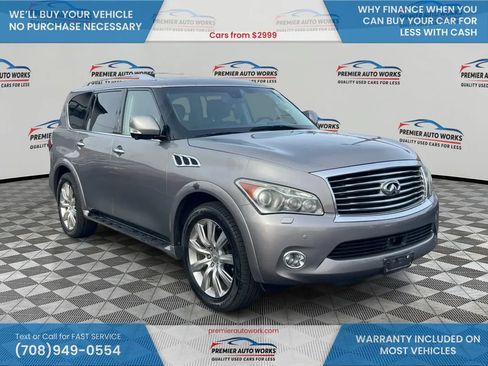 Used 2013 INFINITI QX56 4WD w/ Deluxe Touring Pkg image 3