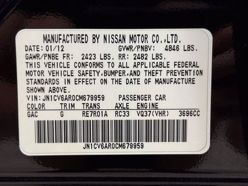 Used 2012 INFINITI G37 x Sedan w/ Premium Pkg AWD/4WD image 39