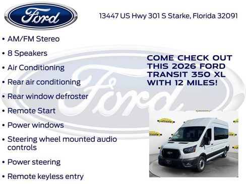 New 2026 Ford Transit 350 XL RWD image 25