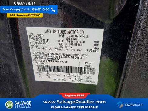 Used 2014 Ford F150 STX w/ Equipment Group 201A Mid image 16