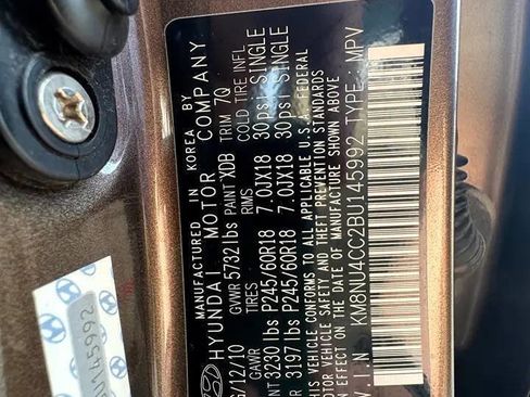 Used 2011 Hyundai Veracruz Limited image 28