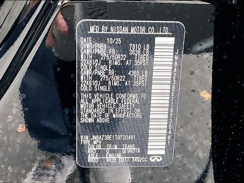 New 2026 INFINITI QX80 Luxe w/ Cargo Package image 17