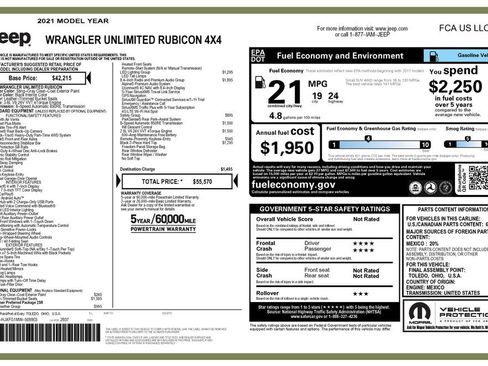 Used 2021 Jeep Wrangler Unlimited Rubicon image 4