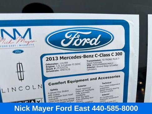Used 2013 Mercedes-Benz C 300 4MATIC Sedan image 25