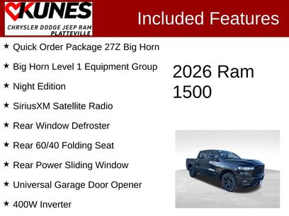 New 2026 RAM 1500 4x4 Crew Cab