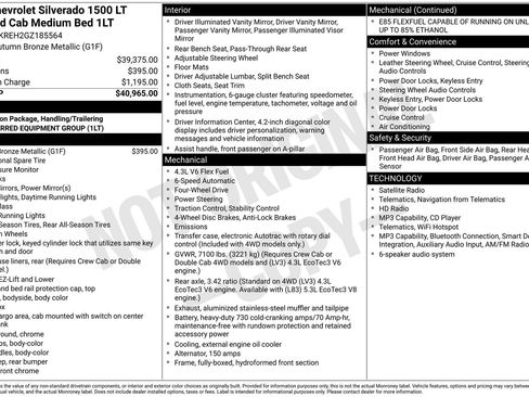 Used 2016 Chevrolet Silverado 1500 LT AWD/4WD image 4