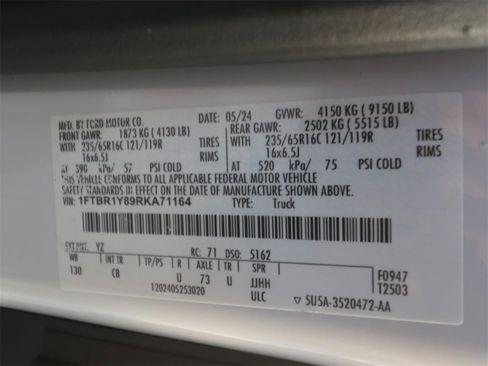 Certified 2024 Ford Transit 250 Base w/ Exterior Upgrade Package image 23