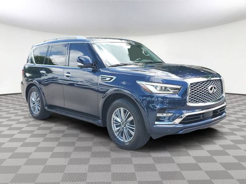 Used 2021 INFINITI QX80 Luxe w/ All-Season Package RWD image 2