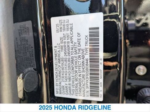 New 2025 Honda Ridgeline TrailSport image 26