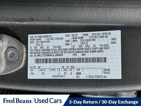 Certified 2022 Lincoln Corsair Standard w/ Premium Package image 35