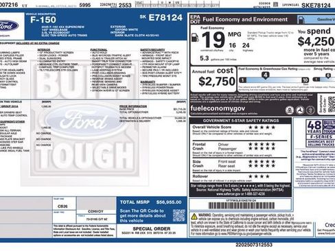 Used 2025 Ford F150 XLT w/ Equipment Group 301A Standard AWD/4WD image 15