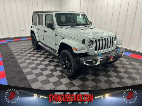 Used 2023 Jeep Wrangler Sahara 4xe image 1