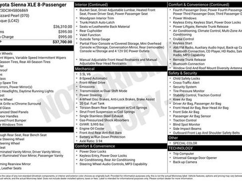 Used 2017 Toyota Sienna XLE image 10