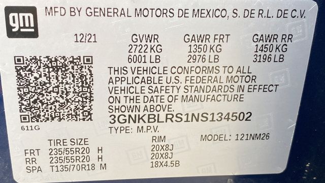 Used 2022 Chevrolet Blazer Premier w/ Enhanced Convenience Package AWD/4WD image 28