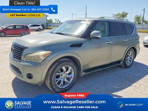 Used 2012 INFINITI QX56 4WD w/ Theater Pkg image 1