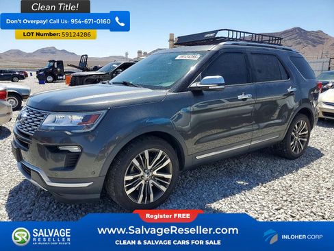 Used 2018 Ford Explorer Platinum AWD/4WD image 1