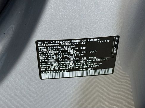 Used 2019 Volkswagen Atlas SE image 40