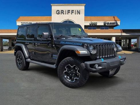 Used 2022 Jeep Wrangler Unlimited Rubicon 4xe w/ Steel Bumper Group AWD/4WD image 1