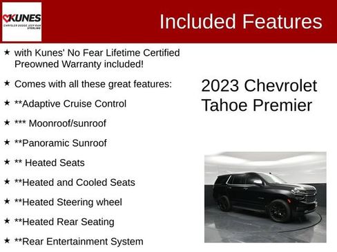 Used 2023 Chevrolet Tahoe Premier w/ Advanced Technology Package AWD/4WD image 2