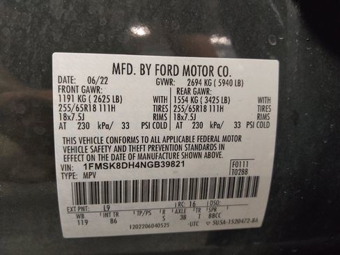 Used 2022 Ford Explorer XLT AWD/4WD image 33