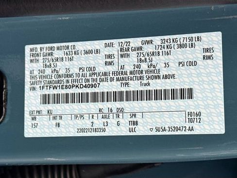 Certified 2023 Ford F150 XLT w/ Equipment Group 302A High AWD/4WD image 33