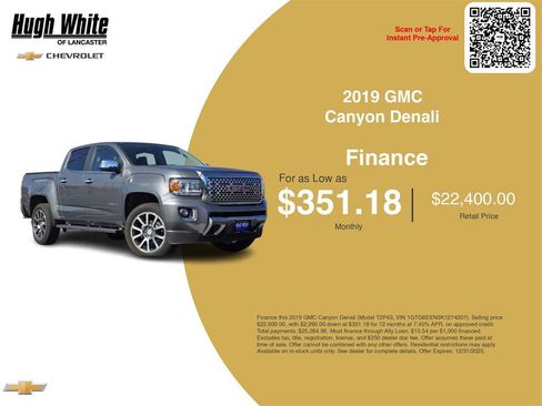 Used 2019 GMC Canyon Denali image 3