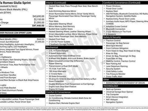 Used 2024 Alfa Romeo Giulia Sprint image 1