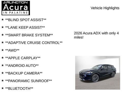 New 2026 Acura ADX A-Spec image 7