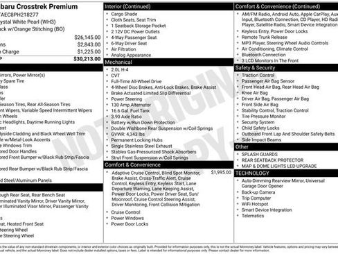 Certified 2023 Subaru Crosstrek 2.0i Premium image 21