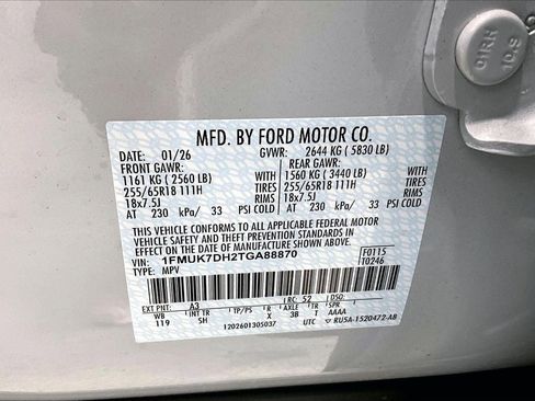 Used 2026 Ford Explorer Active w/ Active Comfort Package image 8