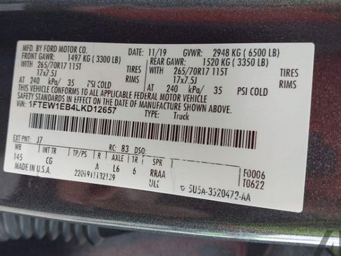 Used 2020 Ford F150 XL w/ XL Power Equipment Group AWD/4WD image 13