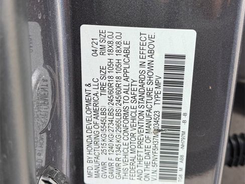 Used 2021 Honda Pilot EX image 30