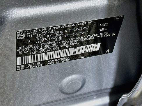 Used 2018 Toyota RAV4 XLE w/ Plus Extra Value Package AWD/4WD image 12