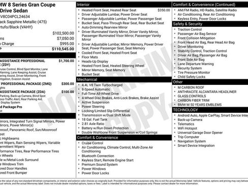 Used 2023 BMW M850i Gran Coupe xDrive image 39