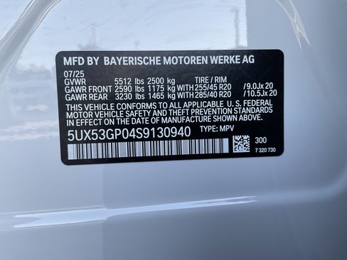 New 2025 BMW X3 xDrive30i w/ Convenience Package image 37