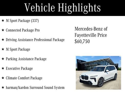 Used 2024 BMW X7 xDrive40i w/ Executive Package AWD/4WD image 6