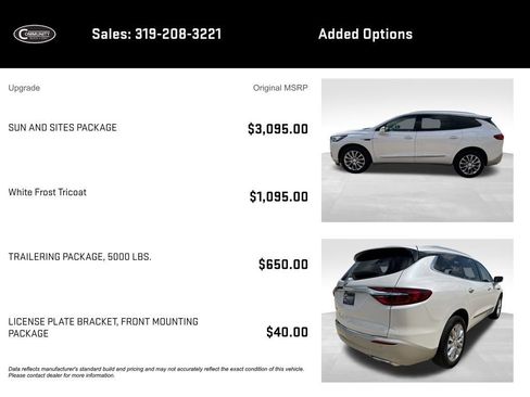 Certified 2021 Buick Enclave Premium w/ Sun and Sites Package AWD/4WD image 2