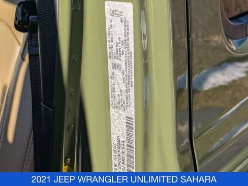Used 2021 Jeep Wrangler Unlimited Sahara image 39