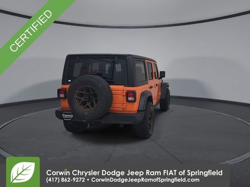 Certified 2025 Jeep Wrangler Unlimited Sport AWD/4WD image 3